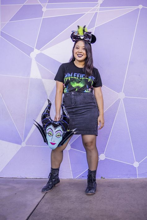 Disney Villians Outfits, Modern Maleficent Outfit, Disneyland Villian Outfits, Disneybound Villains Inspired Outfits, Maleficent Bounding, Maleficent Disney Outfit, Maleficent Disney Bound, Disney Bounding Maleficent, Disneybound Outfits Villians