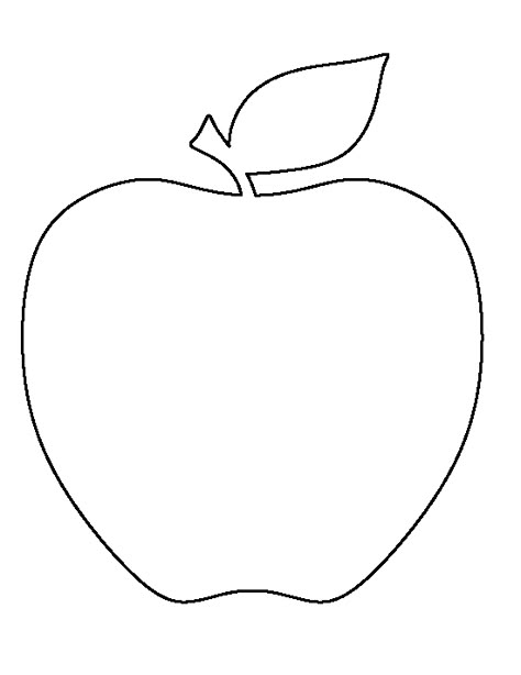 Apple pattern. Use the printable outline for crafts, creating stencils, scrapbooking, and more. Free PDF template to download and print at http://patternuniverse.com/download/apple-pattern/ Operation Game Pieces Printable Template Apple, Apple Printable, Operation Costume Pieces Template, Apple Tree Template, Apple Tree Template Printable Free, Apple Template Free Printable, Red Paintings, Apple Paper Crafts, Apple Cutout Printable