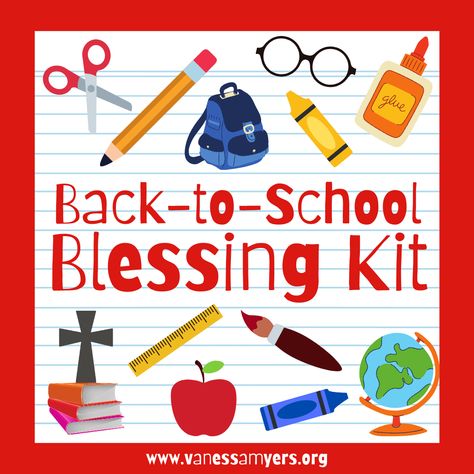 Christian Back To School Survival Kit, Back To School Gift For Kindergarteners, Back To School Bible Craft, Church Back To School Gift, Back To School Christian Crafts, Back To School Blessing Bags, Back To School Blessing For Kids, Back To School Kits For Students, Back To School Kits For Kids