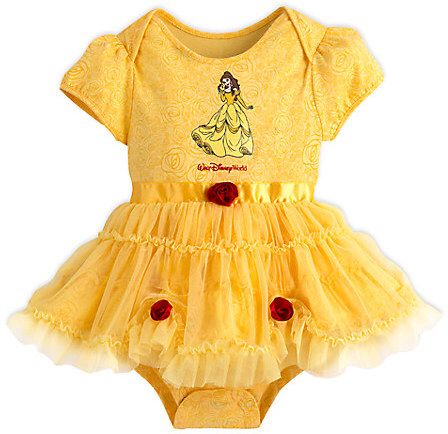 Belle Costume Bodysuit for Baby - Walt Disney World Belle Dress Up, Belle Tutu, Disney Princess Babies, Skirt Costume, Disney Baby Clothes, Yellow Bodysuit, Belle Costume, Disney Beauty And The Beast, Disney Disney