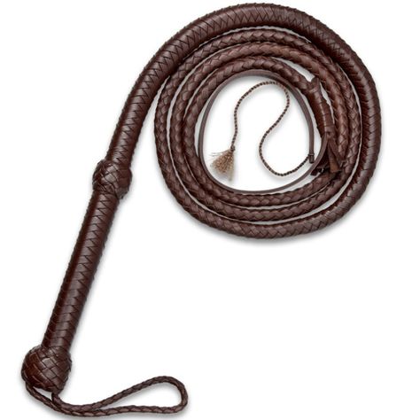 8' Handcrafted Dark Brown Leather Bull Whip - Woven Premium Leather Construction, Wrist Strap, Age-Old Leather Crafting Method | BUDK.com - Knives & Swords At The Lowest Prices! Western Themed Room, Photography Freebies, Bull Whip, Shadow Warrior, Whip It, Leather Crafting, Work Gear, Magical Jewelry, Buffalo Leather