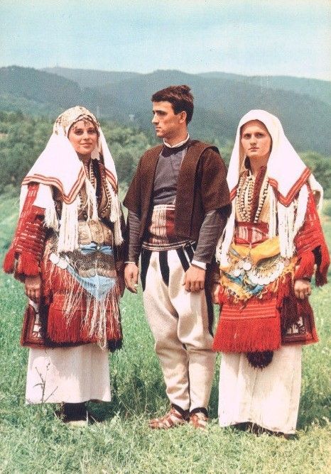 Macedonia Culture, Europe Culture, Budva Montenegro, Bulgarian Clothing, Ethnic Diversity, Albanian Culture, Popular Costumes, Folk Clothing, Western Culture