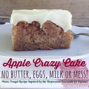 Cake No Butter, Crazy Cake Recipes, Wacky Cake Recipe, Wacky Cake, Crazy Cake, Eggless Desserts, Eggless Recipes, John Donne, Crazy Cakes