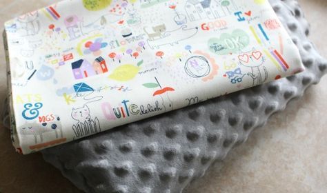 Easiest Baby blanket ever - Melanie Ham Melanie Ham, Self Binding Baby Blanket, Easter Baby Shower, Diy Baby Blanket, Easy Baby Blanket, Basic Sewing, Cotton Baby Blankets, Baby Sewing Projects, Blanket Diy