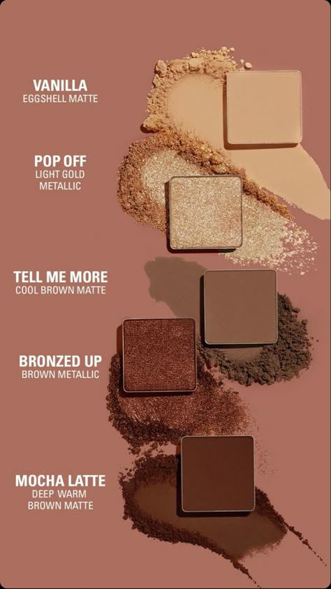 Eyeshadow Palette Design, Makeup Palette Photography, Eyeshadow Palette Photography, Powder Photoshoot, Eyeshadow Photoshoot, Eyeshadow Designs, Blusher Makeup, Bronze Eyeshadow, Cream Highlighter