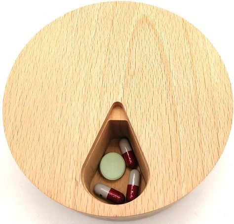 Pill Box Organizer, Weekly Pill Organizer, Wood Splitter, Pill Holder, Medicine Organization, Giving People, Medicine Boxes, Pill Organizer, Kitchen Storage Containers