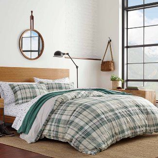 Full/queen : Duvet Covers : Target Green Comforter Sets, Plaid Comforter, Green Comforter, Reversible Bedding, Twin Comforter Sets, Green Duvet, Green Duvet Covers, King Duvet Cover Sets, Twin Comforter