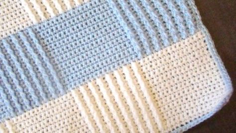 Crochet Baby Blue Afghan - Crafts by Starlight free pattern Blue Afghan, Beautiful Baby Blanket, Crocheted Blanket, Crochet Blanket Afghan, Easy Crochet Stitches, Baby Afghan Crochet, Easy Crochet Baby, Crochet Baby Blankets, Crochet For Baby