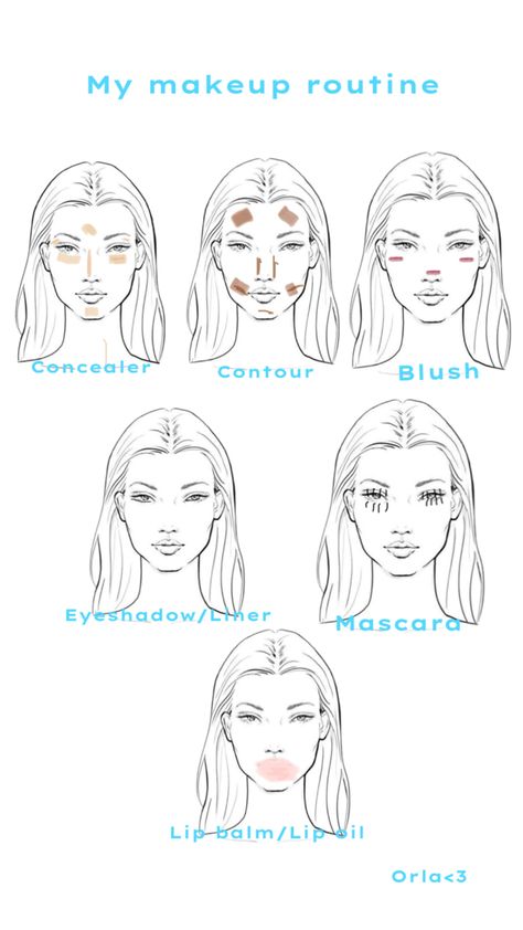 #makeup #routine #inorder Makeup Charts, Brown Skin Makeup, Hot Makeup, Brown Skin, Simple Makeup, Beauty Make Up, Skin Makeup, Makeup Routine, Makeup Tips