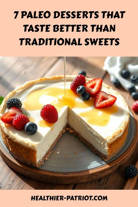 Discover my favorite 7 Paleo Desserts That Taste Better Than Traditional Sweets, featuring guilt-free recipes made with natural ingredients that’ll satisfy any sweet tooth Best Paleo Dessert Recipes, Natural Ingredient Desserts, Quick Paleo Dessert, Paleo Valentines Day Dinner, Healthy Recipes Easy Dessert, Paleo Birthday Desserts, Paleo Dessert Easy, Whole30 Dessert, Whole 30 Desserts