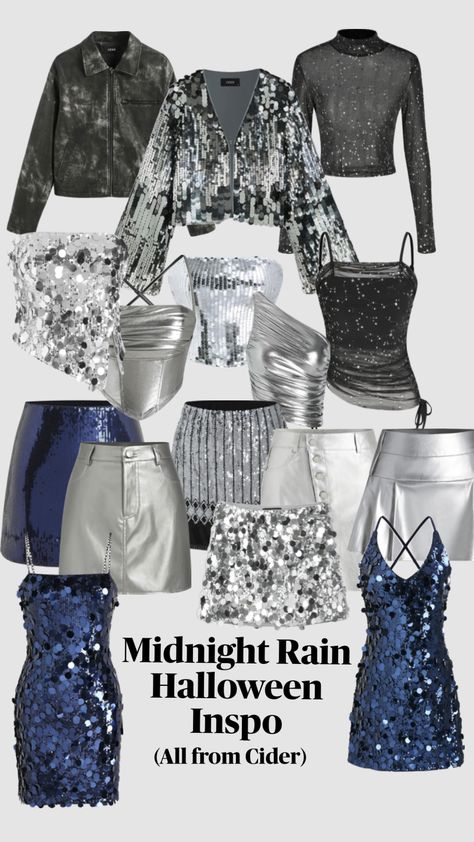 midnight rain halloween inspo #halloween #costume #outfitinspo #midnights #taylorswift #tswizzle Taylor Swift Halloween Costume, Saturday Night Outfit, Taylor Swift Costume, Fashion Show Themes, Rain Outfit, Disco Costume, Midnight Rain, Kpop Concert Outfit, Taylor Outfits