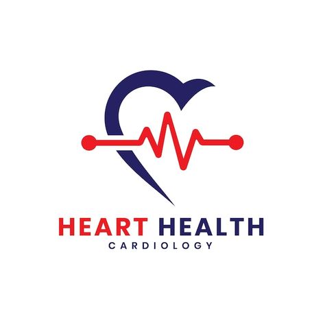 Vector heart and health medical care log... | Premium Vector #Freepik #vector Logo Design For Healthcare, Cardiology Logo, Health Care Logo Design, Healthcare Logo Design, Health Care Logo, Care Logo Design, Fruit Logo Design, Medicine Logo, Logo Design Health