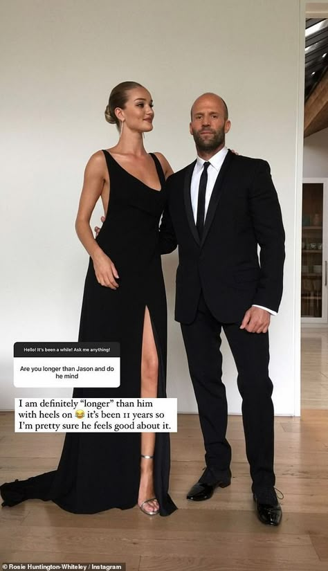 Jason Statham Family, Rosie And Jason, Rose Huntington, Jason Statham And Rosie, Unseen Images, Rosie Hw, Cute Celebrity Couples, Rosie Huntington, Jason Statham