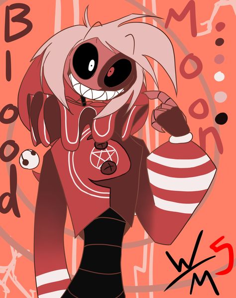 Bloodmoon Sams Fanart, Bloodmoon Fanart Fnaf, Bloodmoon Tsams, Bloodmoon Fanart, Bloodmoon Fnaf, Bloodmoon Sams, Bm Art, Blood Moon Eclipse, Moon Fnaf