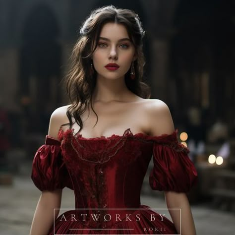 Rokea Lubaba (Rokii) (@artworks_by_rokii) • Instagram photos and videos Signa Farrow, Adalyn Grace, Caraval Book, 1870s Fashion, Photoshop Artwork, Scarlett Dresses, Face Characters, Book People, Fan Book