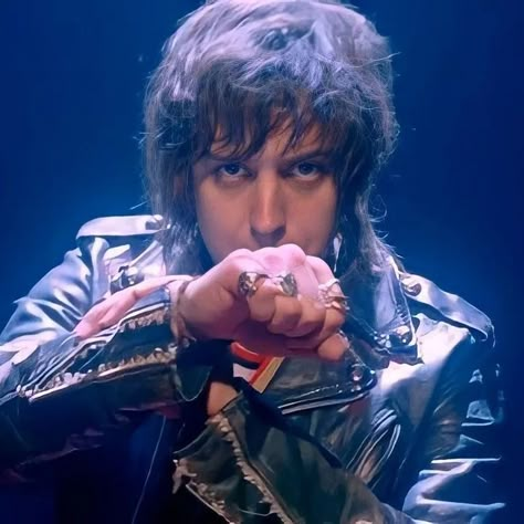 Julian Casablancas, A Man, Hair, Leather