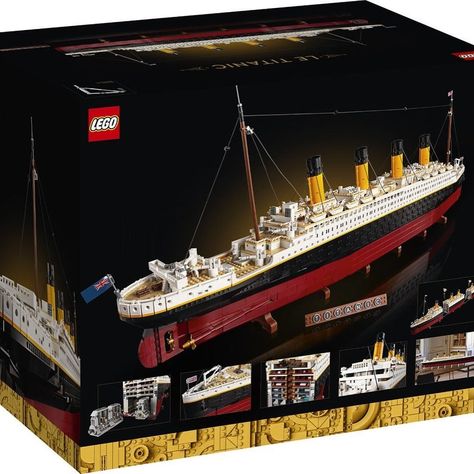 Lego Sets Aesthetic, Legos Aesthetic, Big Lego Sets, Lego Titanic, Best Lego Sets, Big Lego, Titanic Ship, Lego Batman Movie, Lego Creative