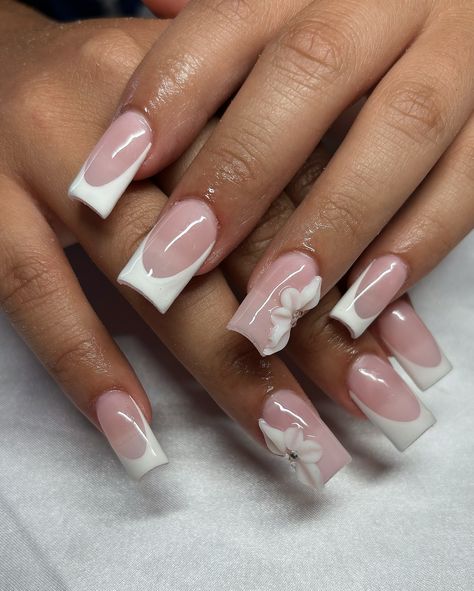 Frenchies 🤍 • • • Apres Natural Square Short • • • #nails #nailsnailsnails #nailsofinstagram #nailsart #nailsbyavryl #gelx #gelxnails #gelxnailtech #explorepage #frenchtipnails Acrylics Short Square, White Tips Acrylics, Acrylics Short, Frenchie Nails, Square Short Nails, White Tips, White Tip, French Tips, French Tip Nails