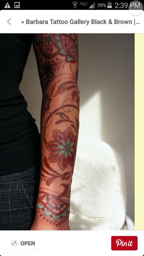 My god, can not get anymore gorgeous or badass! these are the colors for mine Tattoo On Brown Skin, Brown Tattoo Ink, Brown Tattoo, Browning Tattoo, S Tattoos, Blue Tattoo, Red Ink Tattoos, Geniale Tattoos, Red Tattoos