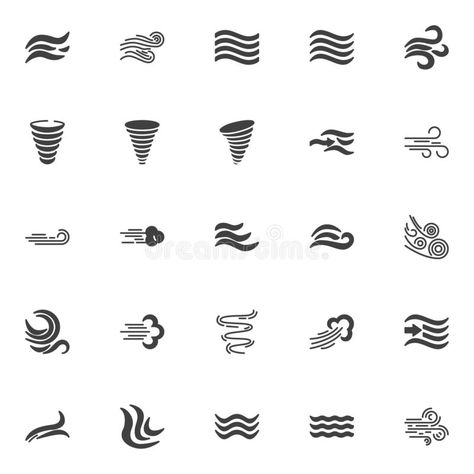 Wind blow vector icons set. Modern solid symbol collection, filled style pictogr #Sponsored , #ADVERTISEMENT, #AD, #vector, #Wind, #blow, #icons Wind Element Character Design, Wind Logo Design, Wind Symbol, Apocalypse Vibes, Wind Logo, Wind Tattoo, Sun Tattoo Designs, Map Symbols, Site Analysis