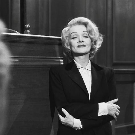 Witness for the Prosecution (1957)  MD: Christine Helm Vole Elements Of Drama, Witness For The Prosecution, Billy Wilder, Edith Head, Marlene Dietrich, Golden Age Of Hollywood, Vintage Hollywood, Vintage Photographs, Old Hollywood