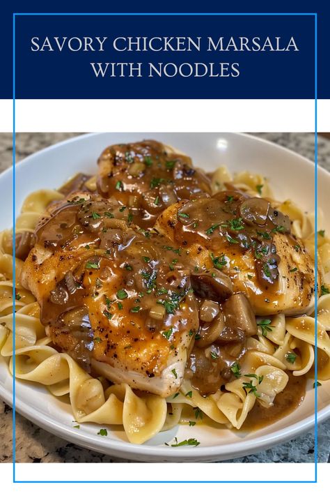 Discover the mouthwatering flavor of Chicken Marsala served on a bed of buttery noodles! This easy-to-follow recipe will take your weeknight dinners to exciting new heights. Rich with the depth of Marsala wine and perfectly cooked chicken, every bite is a delight. Perfect for family gatherings or cozy nights in, this dish will have everyone asking for seconds. Don't miss out on elevating your culinary skills with this delightful Chicken Marsala—your taste buds will thank you! Buttery Noodles, Buttered Noodles Recipe, Chicken Pie Recipe, Brunch Appetizers, Buttered Noodles, Marsala Wine, Leftover Mashed Potatoes, Classic Italian Dishes, Chicken Marsala