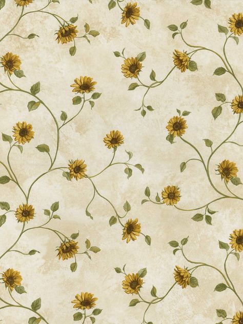 Brand Wallpaper, Floral Wallpaper Bedroom, Sunflower Iphone Wallpaper, Discount Wallpaper, Wallpaper Fabric, Sunflower Wallpaper, Wallpaper Iphone Quotes, A Wallpaper, Wallpaper Murals