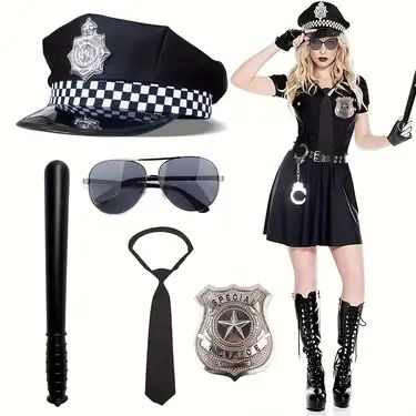 Officer Costume, Blonde Halloween Costume, Police Officer Costume, Clueless Halloween Costume, Police Outfit, Female Police, Halloween Costumes For Teens Girls, Police Costume