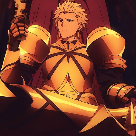 Fate Strange Fake Gilgamesh, Archer Gilgamesh, Fate Gilgamesh, King Gilgamesh, Gilgamesh And Enkidu, Fate Art, Gilgamesh Fate, Koi Art, Fate Zero