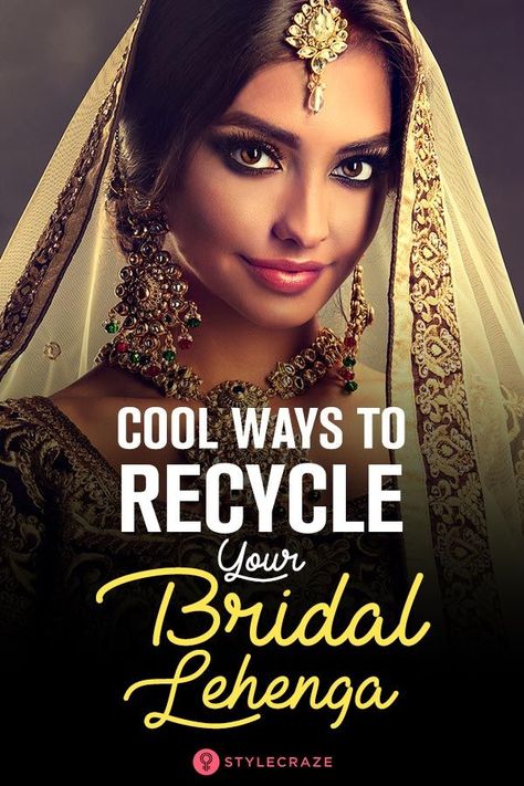 Try These 6 Super Cool Ways To Recycle Your Bridal Lehenga  #wedding #lehenga #lehengaideas Bridal Lehenga Reuse Ideas, Bridal Lehenga Wedding, Designer Closet, Recycled Wedding, Wedding Hacks, White Sweater Outfit, Bridal Lengha, Desi Bride, Lehenga Wedding