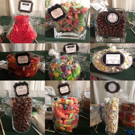 Some close up shots of our candy jars getting ready to be displayed for Our Honeydukes Candy Bar - Harry Potter Wedding DIY Candy Bar Party Favours Harry Potter Themed Candy Table, Harry Potter Themed Candy Bar, Harry Potter Candy Bar Ideas, Harry Potter Honey Dukes Candy Bar, Harry Potter Candy Ideas, Honey Dukes Candy Bar, Honey Dukes Candy, Hp Wedding, Honeydukes Candy