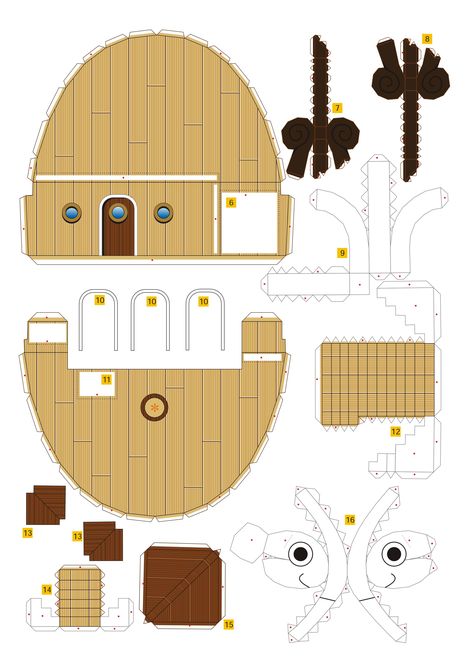 Going Merry Papercraft Template, Papercraft One Piece, One Piece Papercraft, Going Merry One Piece, One Piece Birthdays, Going Merry, One Piece Theme, Anime Crafts Diy, Anime Paper