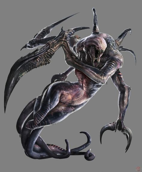 Wraith Monster, Evolve Monster, Monster Inspiration, Lovecraftian Horror, Monster Legends, Beast Creature, Arte Alien, Alien Concept, Alien Design