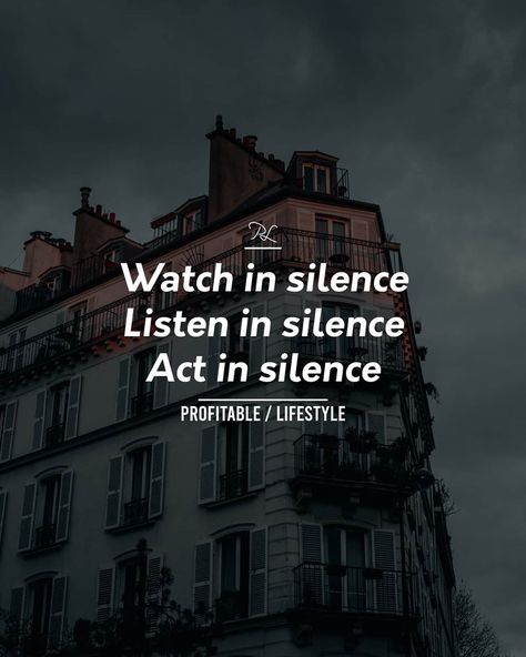 Silent move, loud result 👌... Silent Moves Loud Results, Life Facts, English Grammar, How To Better Yourself, True Quotes, Grammar, Mindfulness, Quotes, Quick Saves