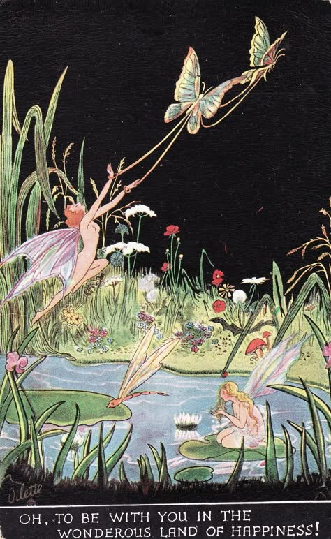 Fairyland Fancies series from England. | From 1926. I love t… | Flickr Faery Art, 동화 삽화, Fairy Illustration, Woodland Fairy, Vintage Fairies, Flower Fairies, Fairytale Art, Arte Sketchbook, Arte Inspo