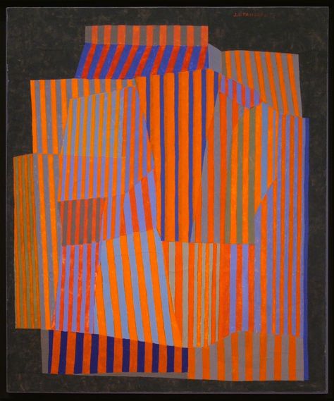 Optical Reaction: The Art of Julian Stanczak – A Fifty-Year Retrospective | Springfield Museum of Art Julian Stanczak, Abstract Quilt, Kunst Inspiration, Art Abstrait, Geometric Art, Quilt Inspiration, Museum Of Art, Art Quilts, Painting Inspiration