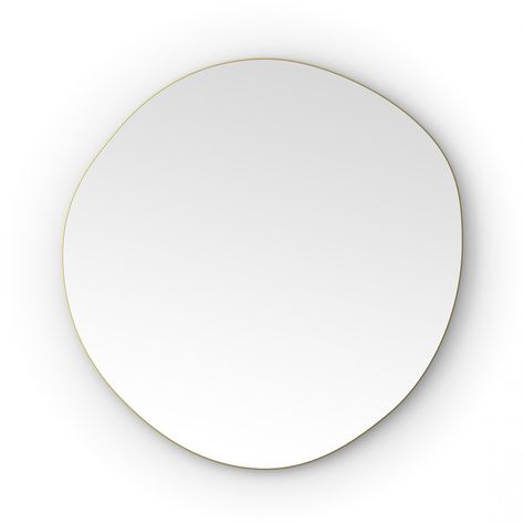 Origins Living Oslo Organic 80 Brushed Brass Mirror The Oslo Organic Mirror has a unique contemporary design that makes it the perfect accessory for any modern bathroom. Due to its unique asymmetrical shape, the Oslo Organic Mirror can be hung in four different orientations. Oslo Organic Mirror Features:  Non-illuminated Mirror Brushed Brass Frame Slim Profile Four Different Orientations Manufacturers Guarantee: 5 Year  Oslo Organic Mirror Specification:  Width: 800mm Height: 773mm Depth: 22mm Colour and Finish: Brushed Brass Material: Stainless Steel Spa Themed Bathroom, Organic Mirror, Walk In Shower Tray, Shower Pods, White Bathroom Mirror, Pink Bathroom Furniture, Dark Wood Bathroom, Wall Mounted Bath Taps, Green Bathroom Furniture