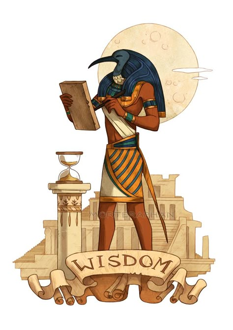 Thoth God Wallpaper, Thoth God Art, Thot Egyptian God Art, Thoth Egyptian God, Thoth God, Book Of Thoth, Egyptian God Thoth, God Anime, Thoth Tarot