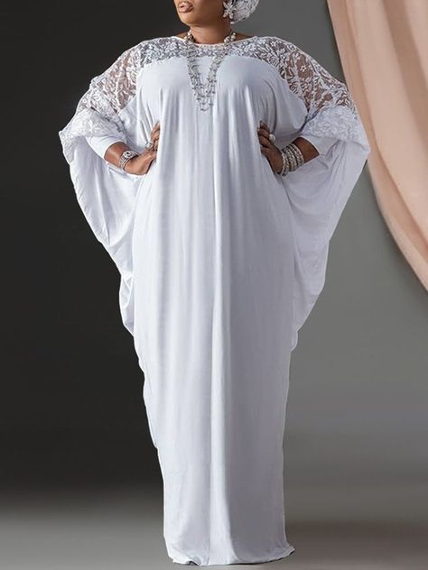 Long Dresses Long Sleeve, White Lace Robe, Summer Kaftan, Lace Kaftan, Women Maxi Dresses Summer, White Lace Maxi, Long Sundress, Kaftan Maxi Dress, Summer Lace