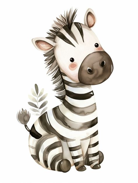 Cute watercolor clipart Zebra Find & Download Free Graphic Resources for Watercolor Clip Art. 100000+ Vectors, Stock Photos & PSD files. ✓ Free for commercial use ✓ High Quality ... Baby Zebra Drawing, Zebra Clipart, Safari Baby Shower Boy, Zebra Illustration, Safari Baby Animals, Tema Disney, Baby Animal Drawings, Cute Watercolor, Baby Themes