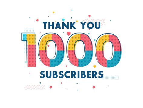 Thank you 1000 Subscribers celebration. by Stockia 1000 Subscribers Youtube, 6000 Followers, Pixel Art Kawaii, Subscribers Youtube, Kawaii Dragon, Best Logo Maker, 1000 Subscribers, Motif Art Deco, 1000 Followers