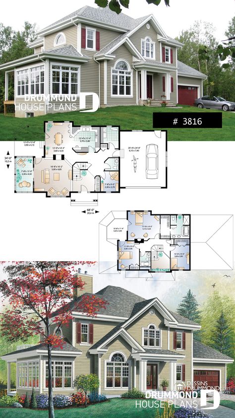 Traditional Family Home Floor Plans, 4 Bedroom Traditional House Plans, Sims 4 House 3 Bedroom, Family House Sims 4 Plan, Cute Family House, Family Home Layout, Family Home Floor Plans, Traditional Family Home, Family Home Plans