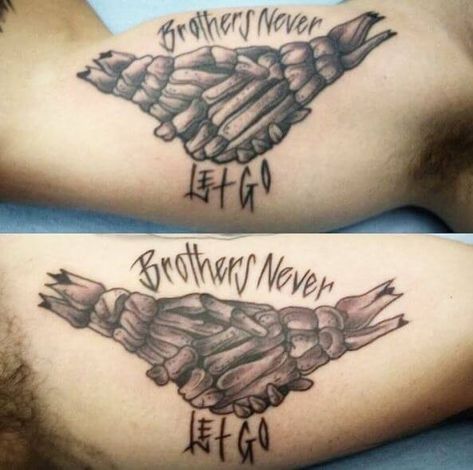 Brotherly Love Tattoo, Matching Brother Tattoos, Love Tattoo Designs, Matching Symbols, Bro Tattoos, Brotherhood Tattoo, Boxing Tattoos, Love Tattoo Ideas, Memorial Quotes