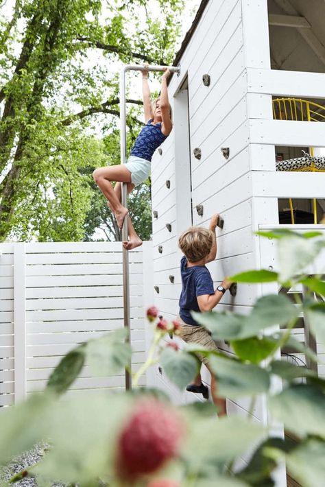 Garden Birdhouse for kids big & small. - Gardenista Modern Kids Playroom, Rustic Outdoor Spaces, Garden Wall Designs, Garden Birdhouses, Outdoor Play Areas, Vertical Garden Wall, Playhouse Outdoor, Most Beautiful Gardens, Design Outdoor