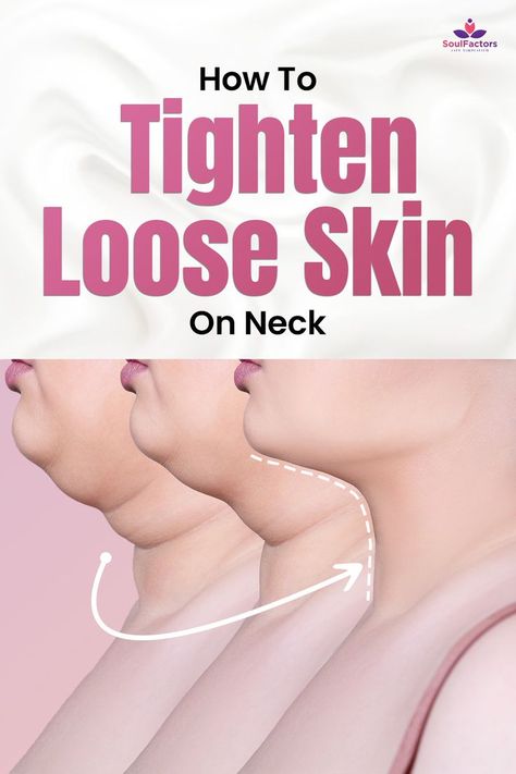 How To Tighten Loose Skin On Neck Saggy Neck Exercises, Skin Tightening Exercises, Get Rid Of Turkey Neck, Saggy Face, Sagging Neck Skin, Loose Neck Skin, Tighten Neck, Tighten Neck Skin, Sagging Cheeks