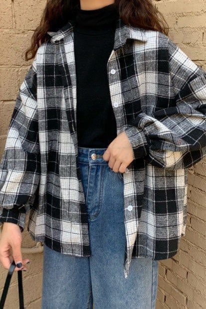 Flannel Outfits, Quick Outfits, Tomboy Style Outfits, Indie Outfits, Swaggy Outfits, Tomboy Fashion, Spring Shirts, 가을 패션, Lumberjack