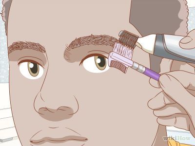 How to Trim Eyebrows (for Men) -- via wikiHow.com Straight Eyebrows Men, Eyebrows For Men, Wax Eyebrows At Home, Diy Eyebrow Shaping, Boys Eyebrows, Trim Eyebrows, Eyebrow Cut, How To Trim Mustache, Eyebrow Care