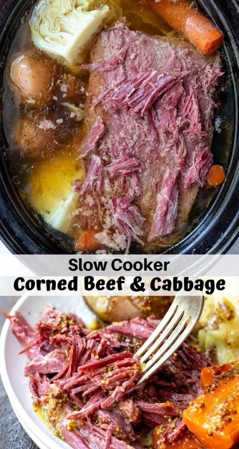 slow cooker crockpot corned beef and cabbage recipe photo collage Crockpot Corned Beef And Cabbage, Crockpot Corned Beef, Corned Beef Recipes Crock Pot, Cabbage Slow Cooker, Corned Beef Recipes Slow Cooker, Corned Beef And Cabbage Recipe, Beef And Cabbage Recipe, Crock Pot Corned Beef, Slow Cooker Corned Beef