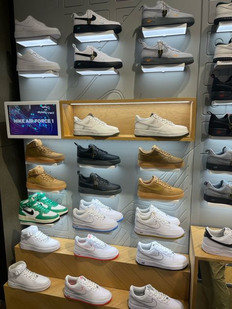 Air Force 1 Collection, Shoe Display, Force One, Air Force Ones, Nike Air Force 1, Air Force 1, Nike Air Force, Shoe Collection, Air Force