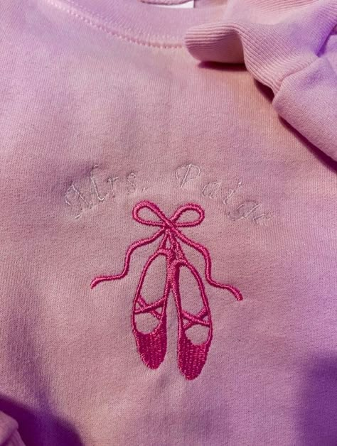 Ballet Designs, Ballet Shirts, Beaded Shirt, Embroidery Tshirt, Embroidery Hoodie, Embroidery On Clothes, Embroidered Tee, Embroidered Crewneck, 자수 디자인